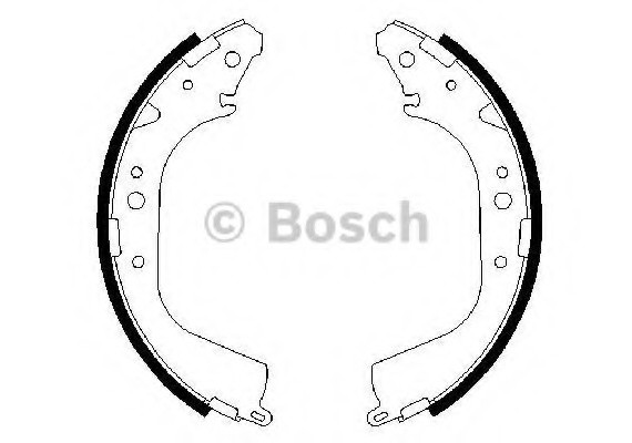 0986487414 BOSCH Тормозные колодки барабанные 0986487414 BOSCH