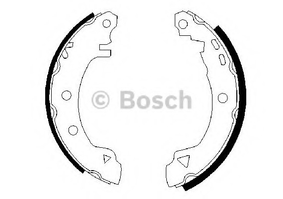 Фото тормозные колодки барабанні 0986487289 BOSCH 0986487289 BOSCH 0986487289 BOSCH Тормозные колодки барабанні 0986487289 BOSCH