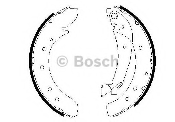 0986487522 BOSCH Гальмівні колодки барабанні 0986487522 BOSCH