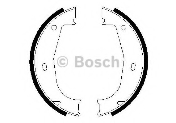 0986487520 BOSCH Гальмівні колодки барабанні 0986487520 BOSCH