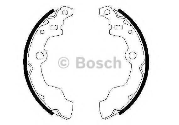 Фото тормозные колодки барабанные 0986487269 BOSCH 0986487269 BOSCH 0986487269 BOSCH Тормозные колодки барабанные 0986487269 BOSCH