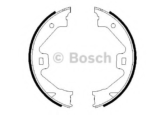 0986487650 BOSCH Тормозные колодки барабанные 0986487650 BOSCH