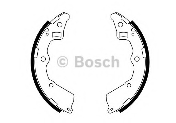 0986487757 BOSCH Тормозные колодки барабанні 0986487757 BOSCH