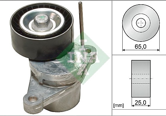 534042710 INA (Germany) Натяжитель поликлинового ремня 534042710 INA