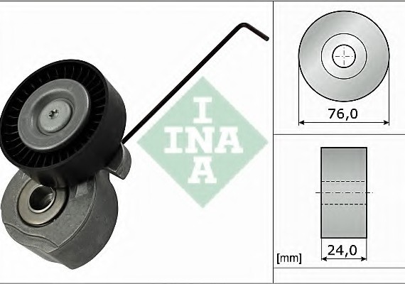 534032410 INA (Germany) Натяжитель поликлинового ремня 534032410 INA