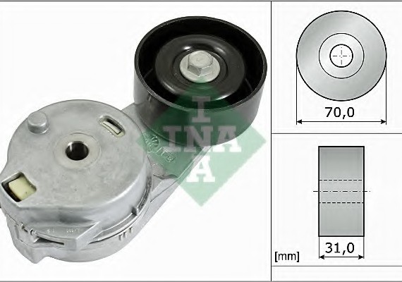 534054810 INA (Germany) Натягувач поліклінового ременя 534054810 INA