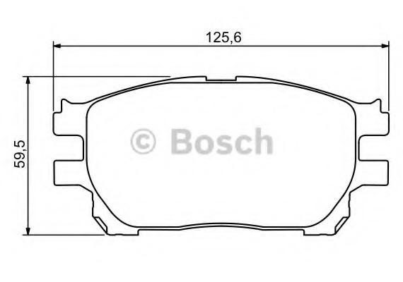 0986494212 BOSCH Тормозные колодки дисковые 0986494212 BOSCH