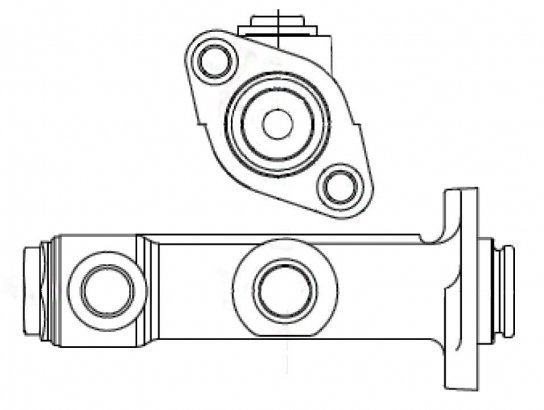 0986486000 BOSCH Главный тормозной цилиндр 0986486000 BOSCH