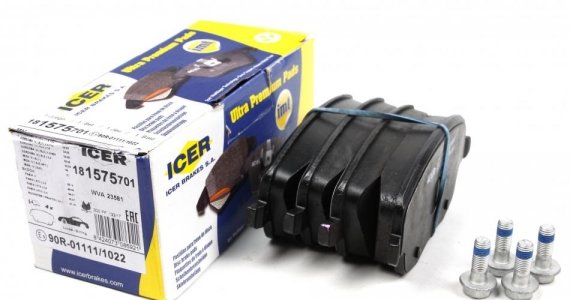 181575701 ICER Тормозные колодки дисковые 181575701 ICER