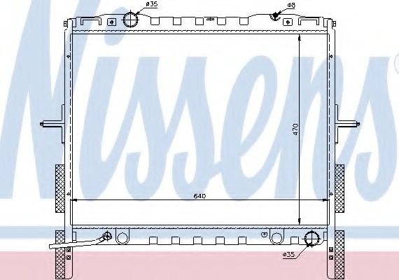 Фото радиатор системы охлаждения 66658 NISSENS 66658 NISSENS (Дания) 66658 NISSENS (Дания) Радиатор системы охлаждения 66658 NISSENS