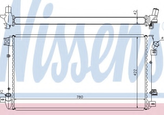 Фото радиатор системы охлаждения 67287 NISSENS 67287 NISSENS (Дания) 67287 NISSENS (Дания) Радиатор системы охлаждения 67287 NISSENS