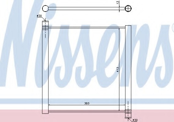 68451 NISSENS (Дания) Радиатор системы охлаждения 68451 NISSENS
