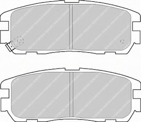 Фото тормозные колодки дисковые FDB1017 FERODO FDB1017 FERODO (Германия) FDB1017 FERODO (Германия) Тормозные колодки дисковые FDB1017 FERODO