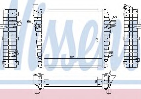 65320 NISSENS (Дания) Радиатор системы охлаждения 65320 NISSENS