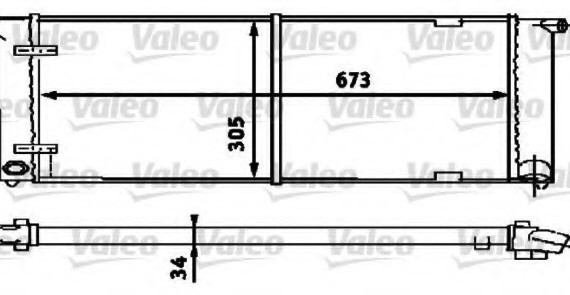 734586 Valeo PHC Радиатор системы охлаждения 734586 VALEO