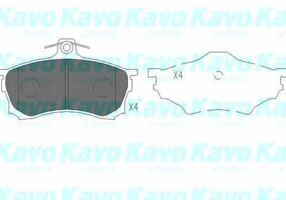 KBP-5506 KAVO (Нидерланды) Гальмівні колодки пер. Carisma 95-06