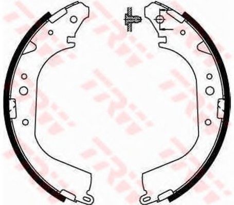 Фото тормозные колодки барабанные GS8502 TRW GS8502 TRW / LUCAS (Германия) GS8502 TRW / LUCAS (Германия) Тормозные колодки барабанные GS8502 TRW