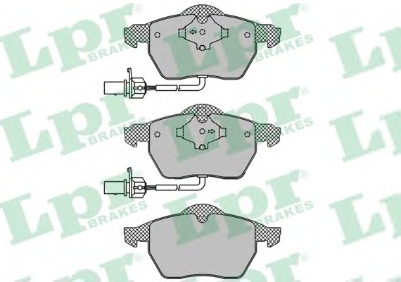 05P1119 LPR Тормозные колодки дисковые 05P1119 LPR