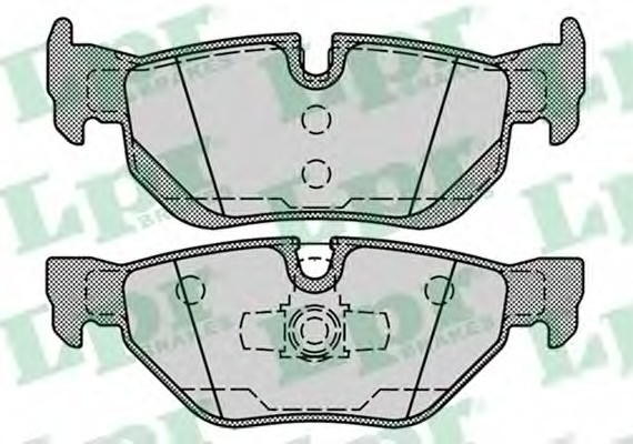 05P1252 LPR Комплект гальмівних колодок  - дискові