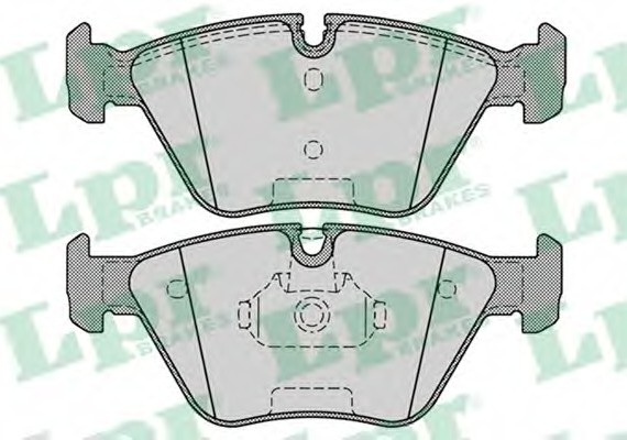 05P1251 LPR Тормозные колодки дисковые 05P1251 LPR