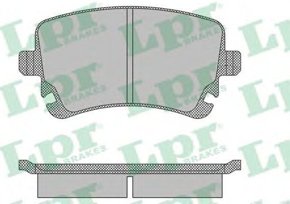 05P1398 LPR Тормозные колодки дисковые 05P1398 LPR