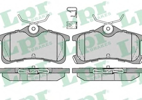 05P1233 LPR Тормозные колодки дисковые 05P1233 LPR