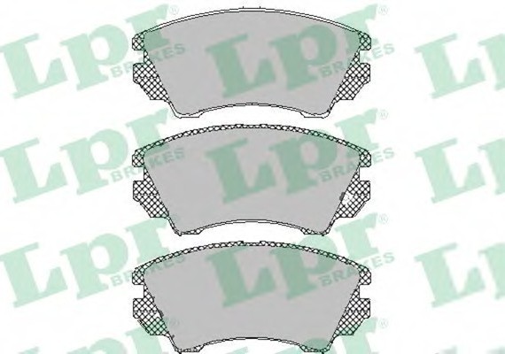 05P1467 LPR Тормозные колодки дисковые 05P1467 LPR