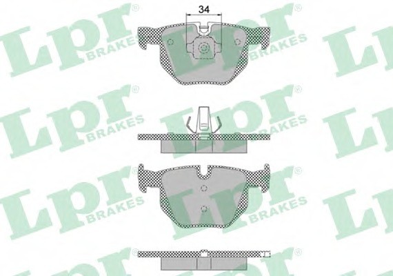 05P1472 LPR Гальмівні колодки