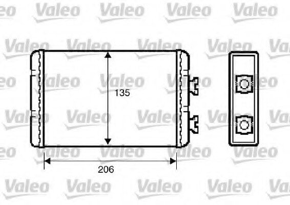 Радіатор отопителя салона 812220 VALEO