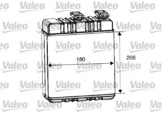 Фото радиатор отопителя салона 812222 VALEO Радиатор отопителя салона 812222 VALEO