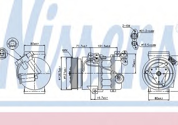 89386 NISSENS (Дания) Компрессор кондиционера 89386 NISSENS