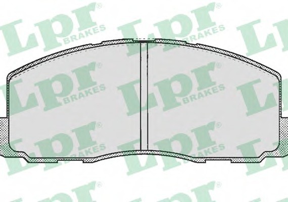 05P260 LPR Комплект гальмівних колодок з 4 шт. дисків
