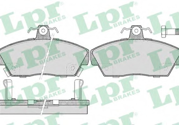 05P429 LPR Гальмівні колодки дискові 05P429 LPR