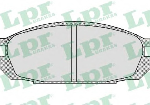 Тормозные колодки дисковые 05P376 LPR