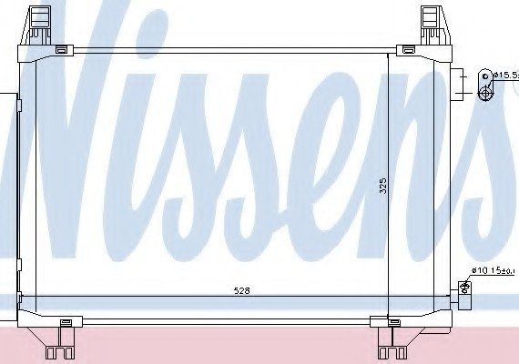 940270 NISSENS (Дания) Радиатор кондиционера 940270 NISSENS