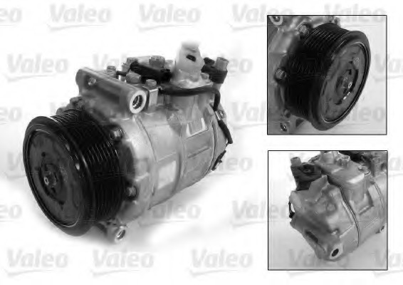813195 Valeo PHC Компресор кондиціонера MERCEDES E-CLASS (вир-во Valeo)