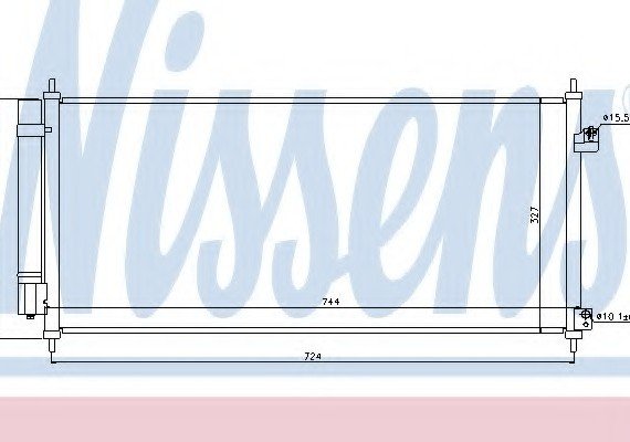 Фото радиатор кондиционера 940241 NISSENS 940241 NISSENS (Дания) 940241 NISSENS (Дания) Радиатор кондиционера 940241 NISSENS