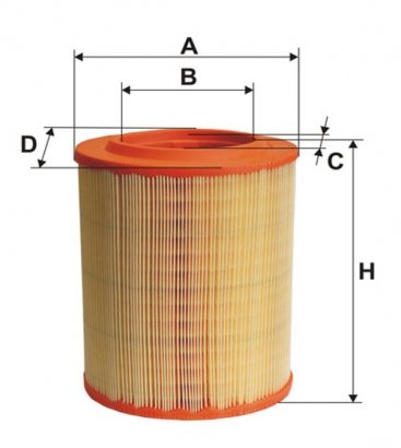 WA9566 WIX-FILTRON Фільтр повітряний WA9566 WIX FILTERS