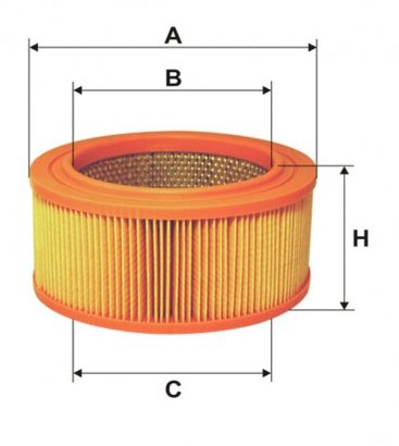 WA6430 WIX-FILTRON Фільтр повітряний WA6430 WIX FILTERS