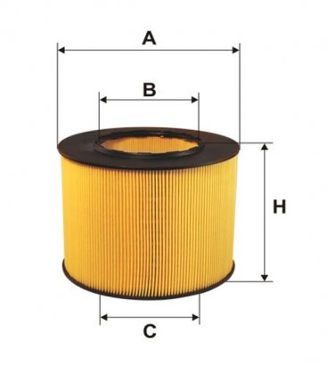 WA6604 WIX-FILTRON Фільтр повітряний WA6604 WIX FILTERS