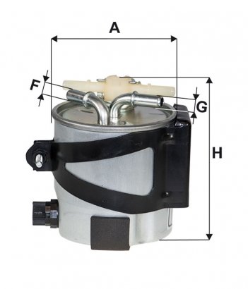 WF8394 WIX-FILTRON Фільтр паливний WF8394 WIX FILTERS