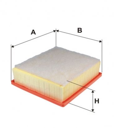 WA9804 WIX-FILTRON Фільтр повітряний WA9804 WIX FILTERS