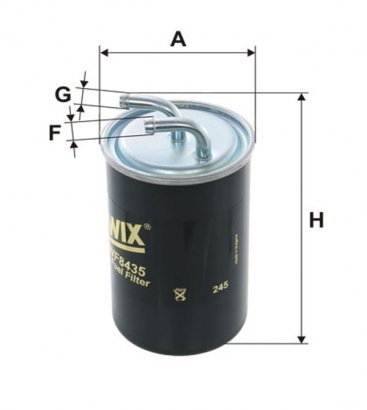 WF8435 WIX-FILTRON Фільтр паливний WF8435 WIX FILTERS