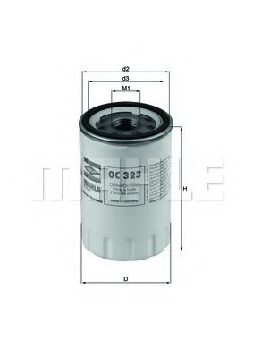 Фото фильтр масляный Jaguar OC 323 MAHLE OC 323 MAHLE OC 323 MAHLE Фильтр масляный Jaguar OC 323 MAHLE