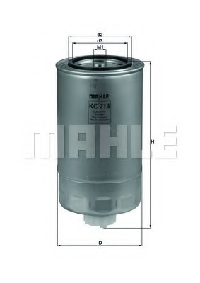 KC 214 MAHLE Фильтр топливный Iveco KC 214 MAHLE