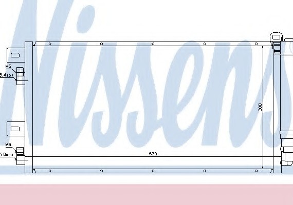Фото радиатор кондиционера 94591 NISSENS 94591 NISSENS (Дания) 94591 NISSENS (Дания) Радиатор кондиционера 94591 NISSENS