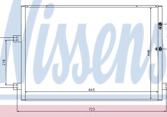 94787 NISSENS (Дания) Радіатор кондиціонера First Fit