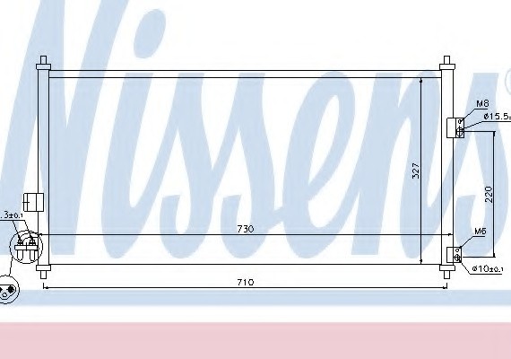 Фото радиатор кондиционера 94889 NISSENS 94889 NISSENS (Дания) 94889 NISSENS (Дания) Радиатор кондиционера 94889 NISSENS