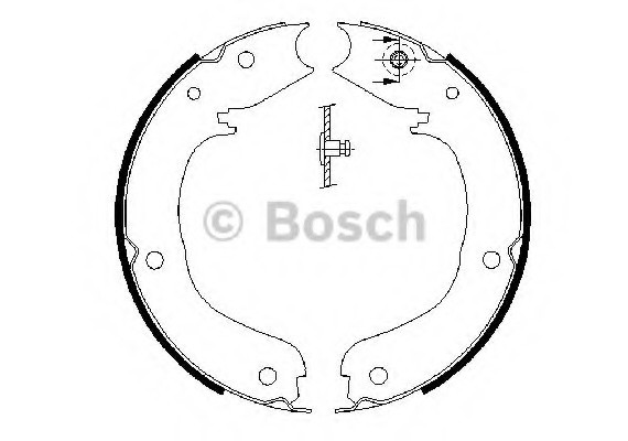 0986487710 BOSCH Тормозные колодки 0986487710 BOSCH