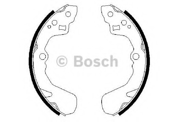0986487436 BOSCH Тормозные колодки 0986487436 BOSCH